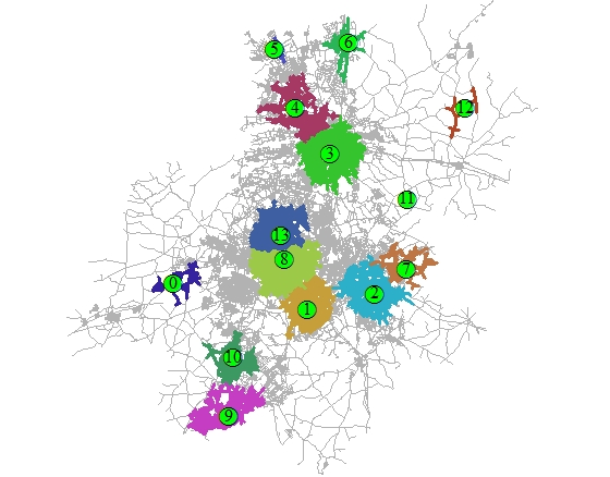 Network created with Cost = 