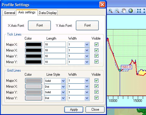 Profile Settings:Axis settings