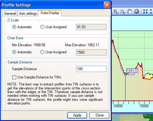 Profile Settings:Data Display